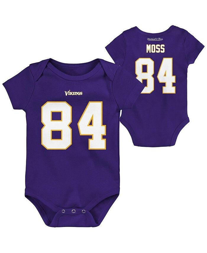 Боди Randy Moss Purple Minnesota Vikings в стиле ретро с именем и номером для новорожденных Mitchell & Ness, фиолетовый
Боди Randy Moss Purple Minnesota Vikings в стиле ретро с именем и номером для новорожденных Mitchell & Ness, фиолетовый