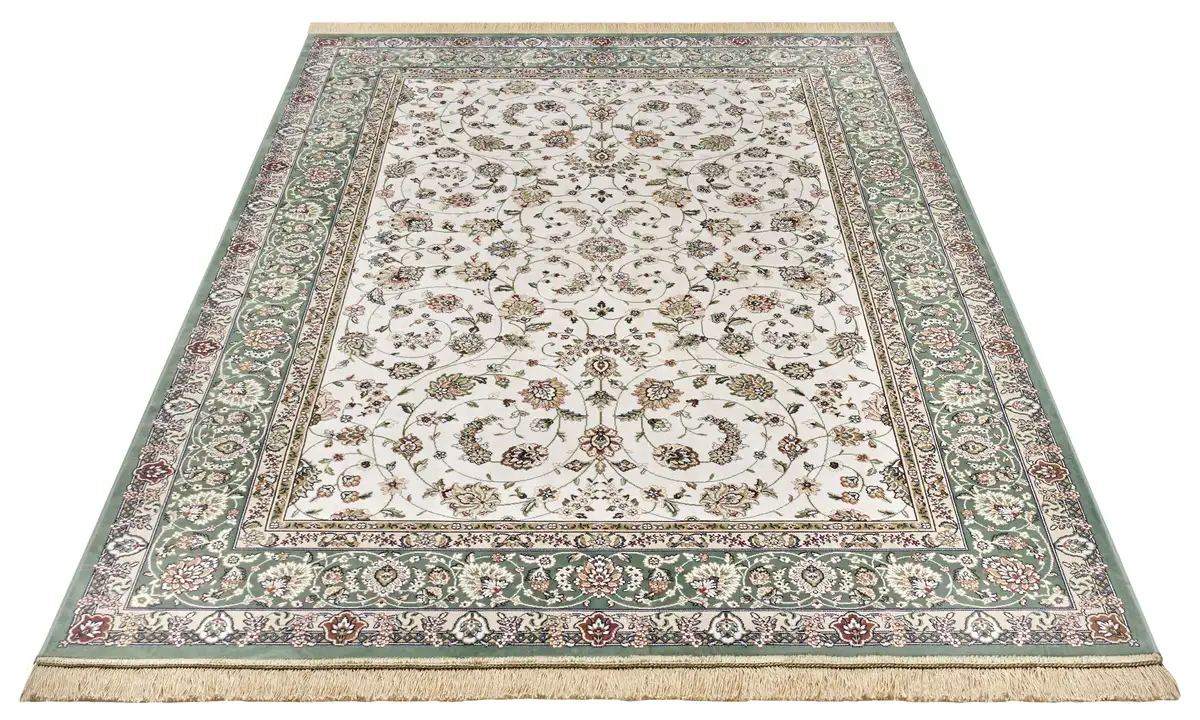 Ковер freundin Home Collection "Джамила", прямоугольный, восточный дизайн, винтажный вид, бахрома, простой в уходе, прочный 160х230 см, зеленый
Ковер freundin Home Collection "Джамила", прямоугольный, восточный дизайн, винтажный вид, бахрома, простой в уходе, прочный 160х230 см, зеленый