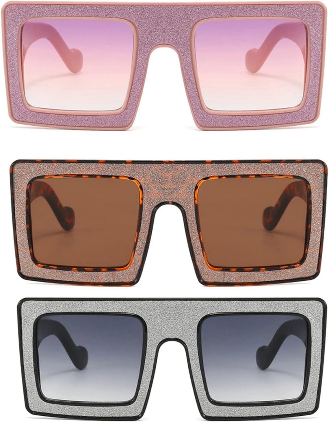 Солнцезащитные очки Willochra увеличенного квадратного размера с кристаллами и стразами, с плоской верхней частью, для женщин и мужчин, 3pcs-black White&leopard&purple
Солнцезащитные очки Willochra увеличенного квадратного размера с кристаллами и стразами, с плоской верхней частью, для женщин и мужчин, 3pcs-black White&leopard&purple