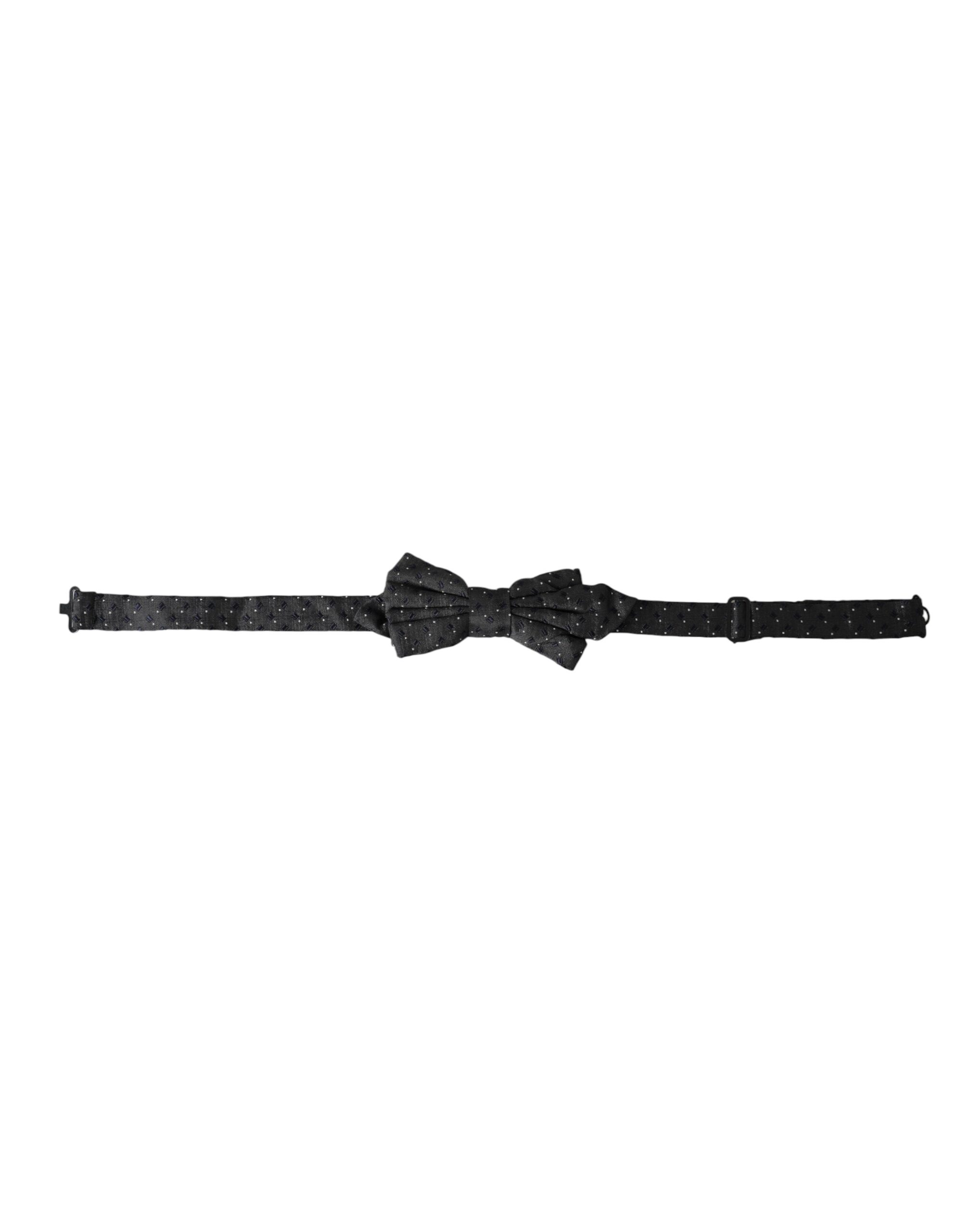 Черный шелковый узорчатый регулируемый мужской галстук-бабочка Papillon Dolce & Gabbana
Черный шелковый узорчатый регулируемый мужской галстук-бабочка Papillon Dolce & Gabbana