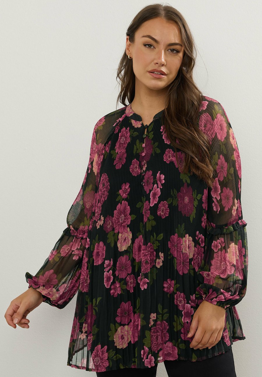 Блуза Yours Clothing FLORAL PLEATED , Black
Блуза Yours Clothing FLORAL PLEATED , Black