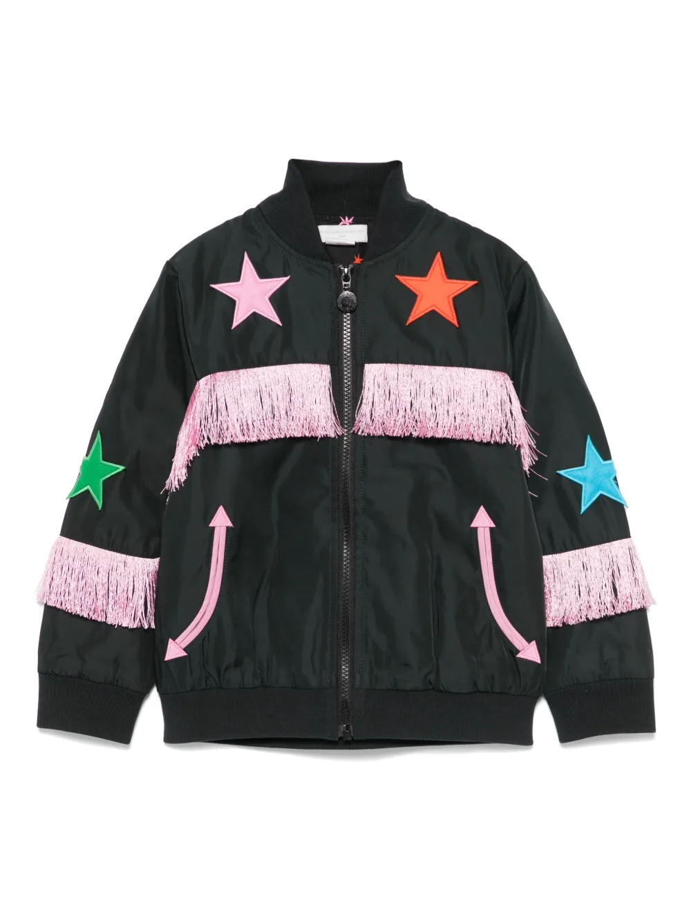 Жакет с бахромой Stella McCartney Kids, черный
Жакет с бахромой Stella McCartney Kids, черный