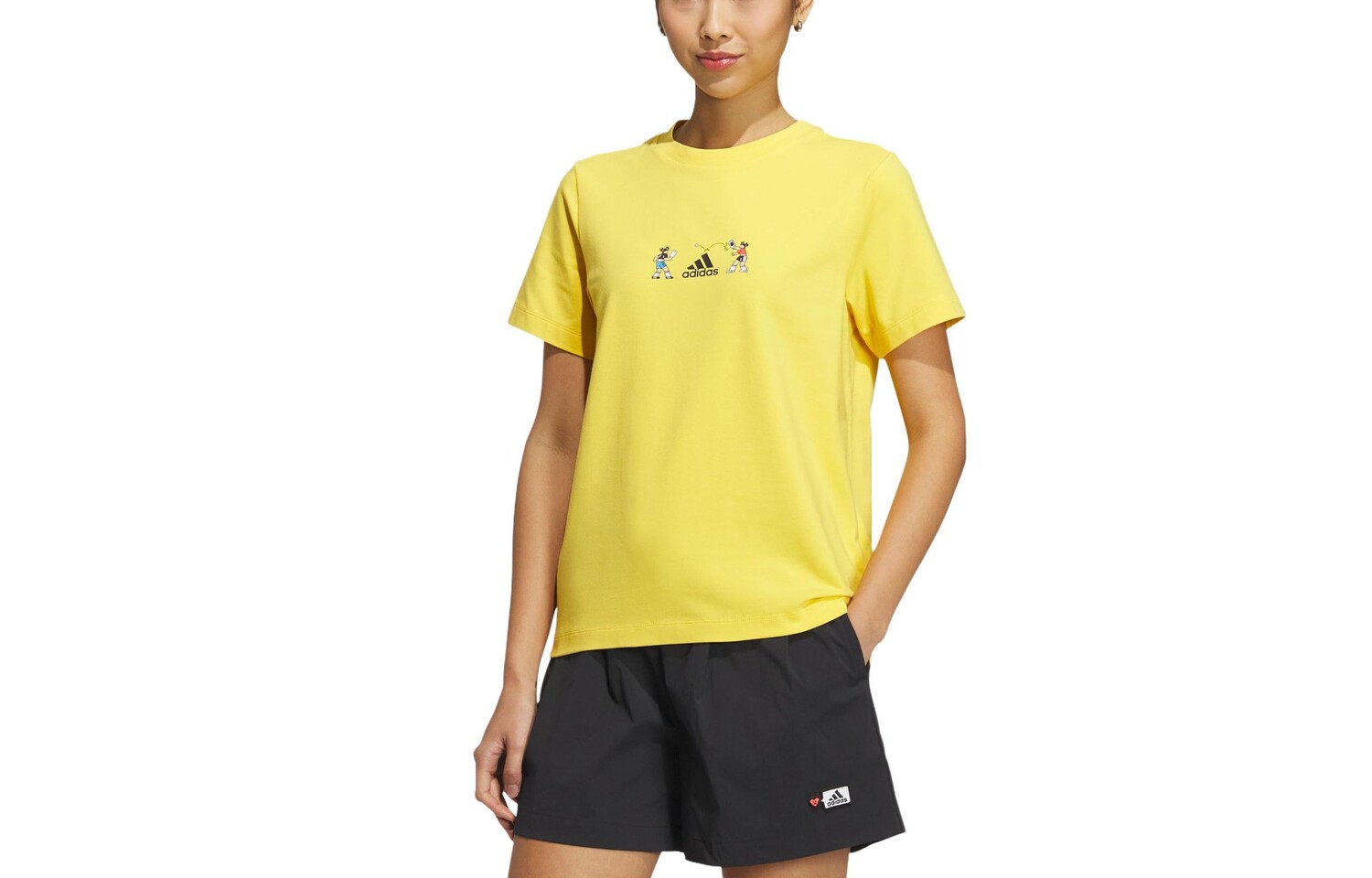 X SEEBIN Совместная футболка SS23 женская, солнечно-желтая Adidas
X SEEBIN Совместная футболка SS23 женская, солнечно-желтая Adidas