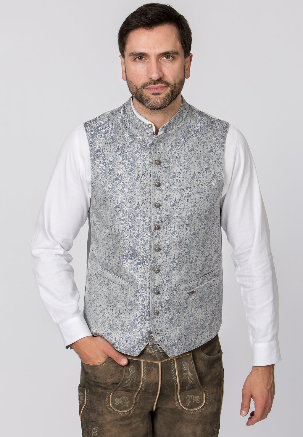 Костюмный жилет Stockerpoint, серо-коричневый
Костюмный жилет Stockerpoint, серо-коричневый