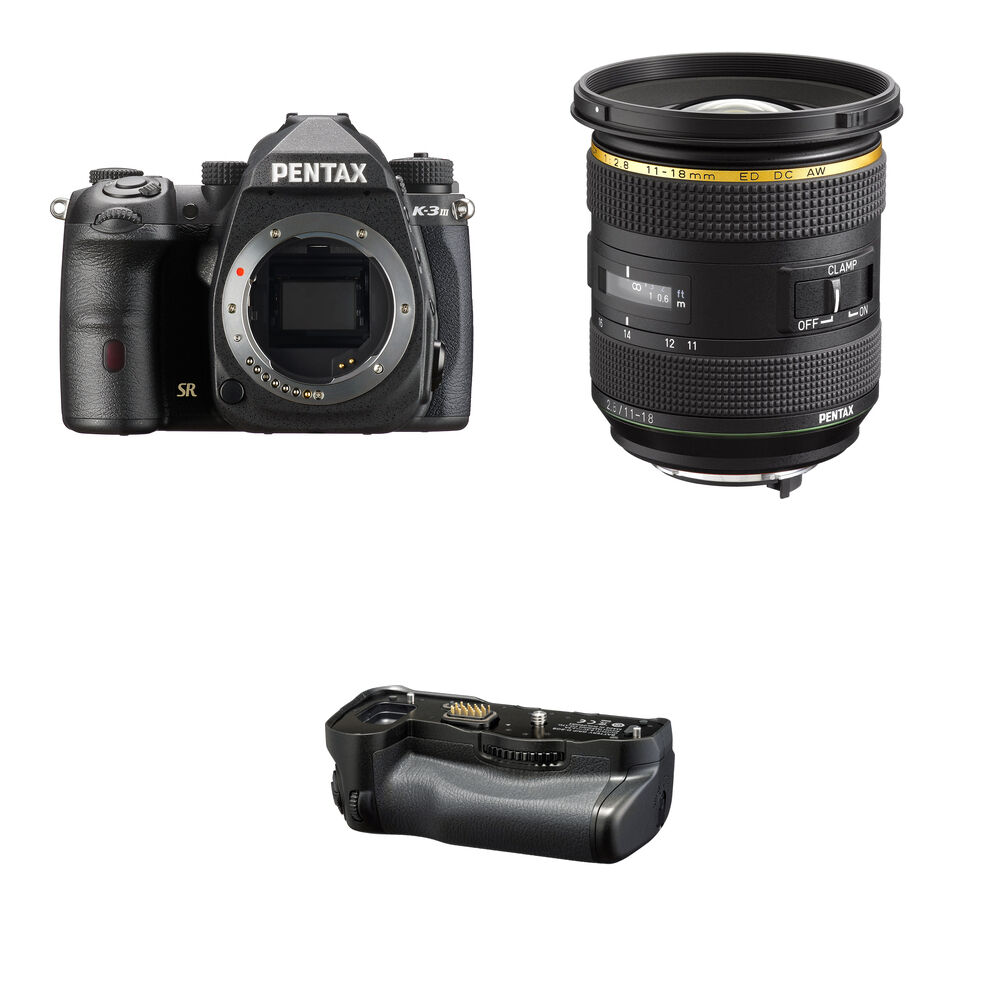 Зеркальная камера Pentax Pentax K-3 Mark III DSLR Camera with 11-18mm Lens and
Зеркальная камера Pentax Pentax K-3 Mark III DSLR Camera with 11-18mm Lens and