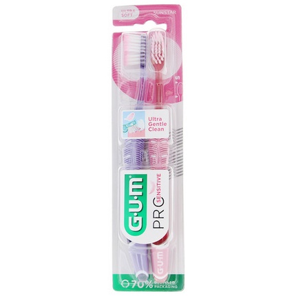Ультрамягкие зубные щетки Pro Sensitive 510 Duo Pack Gum
Ультрамягкие зубные щетки Pro Sensitive 510 Duo Pack Gum