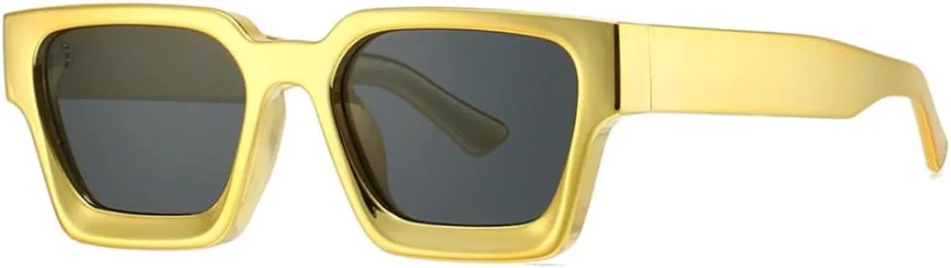 Солнцезащитные очки для женщин и мужчин, винтажные, в большой оправе, в стиле панк, хип-хоп, с зеркальным покрытием, защита от УФ-излучения UV400 TVTBBVV, Gold Black
Солнцезащитные очки для женщин и мужчин, винтажные, в большой оправе, в стиле панк, хип-хоп, с зеркальным покрытием, защита от УФ-излучения UV400 TVTBBVV, Gold Black