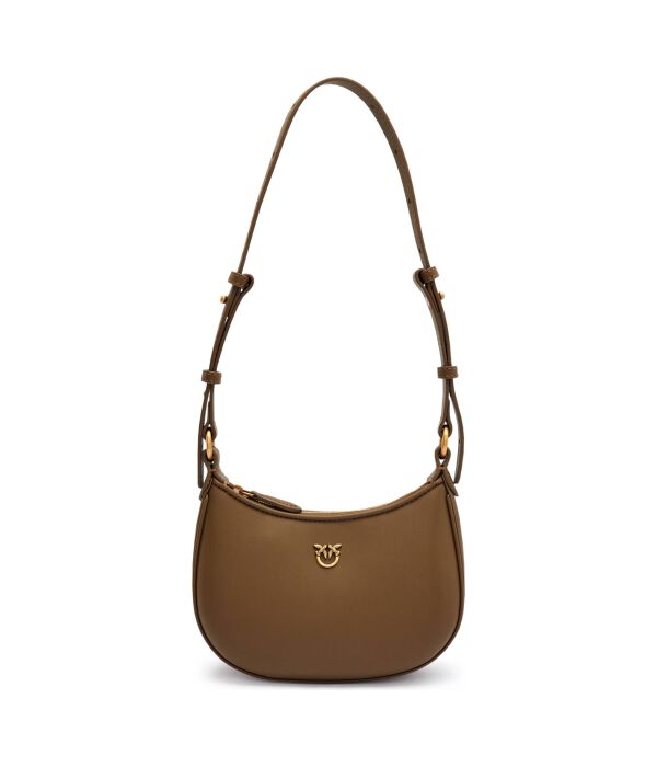 Кожаная сумка через плечо полумесяц, малышка Pinko, серый
Кожаная сумка через плечо полумесяц, малышка Pinko, серый