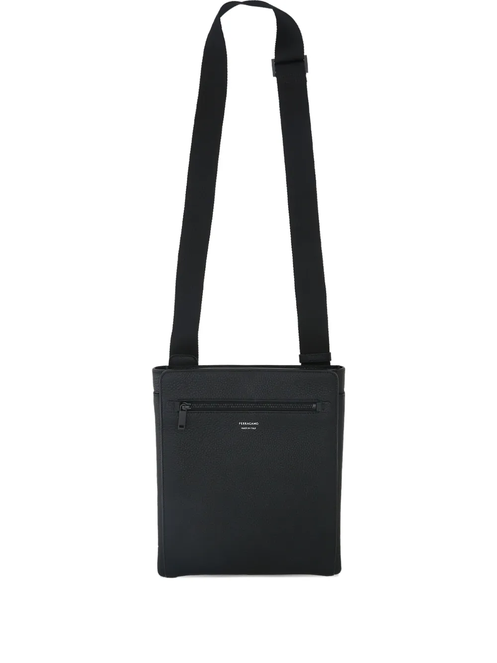 Сумка-мессенджер с напечатанным логотипом Ferragamo, черный
Сумка-мессенджер с напечатанным логотипом Ferragamo, черный