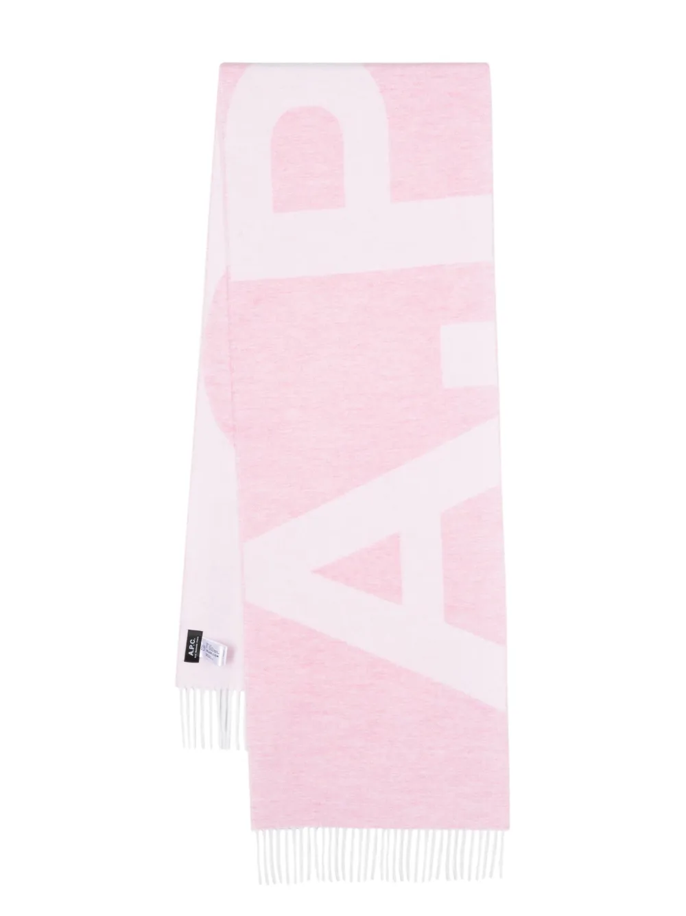 Шарф вязки интарсия с логотипом A.P.C., розовый
Шарф вязки интарсия с логотипом A.P.C., розовый