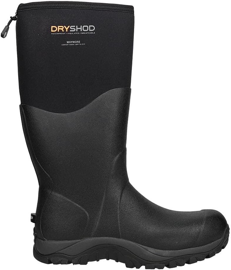 Мужские повседневные водонепроницаемые сапоги Dryshod Waymore с круглыми носками и средним голенищем - черные, черный
Мужские повседневные водонепроницаемые сапоги Dryshod Waymore с круглыми носками и средним голенищем - черные, черный