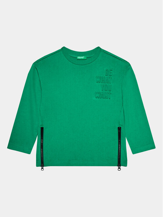 Блуза стандартного кроя United Colors Of Benetton, зеленый
Блуза стандартного кроя United Colors Of Benetton, зеленый