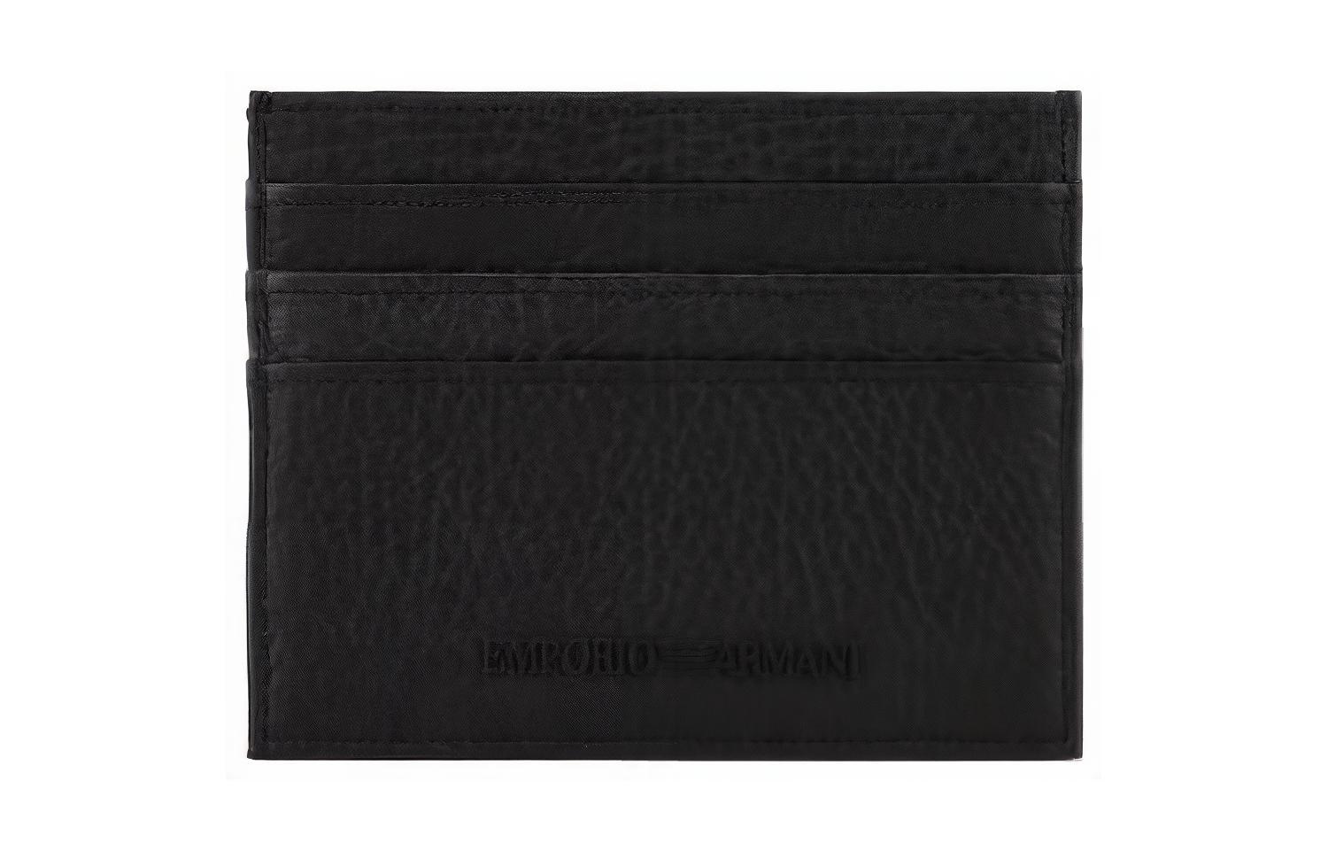 EMPORIO ARMANI Кожаный визитник, мужской кошелек черный
EMPORIO ARMANI Кожаный визитник, мужской кошелек черный