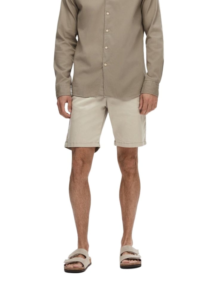 Тканевые шорты SELECTED HOMME, бежевый
Тканевые шорты SELECTED HOMME, бежевый
