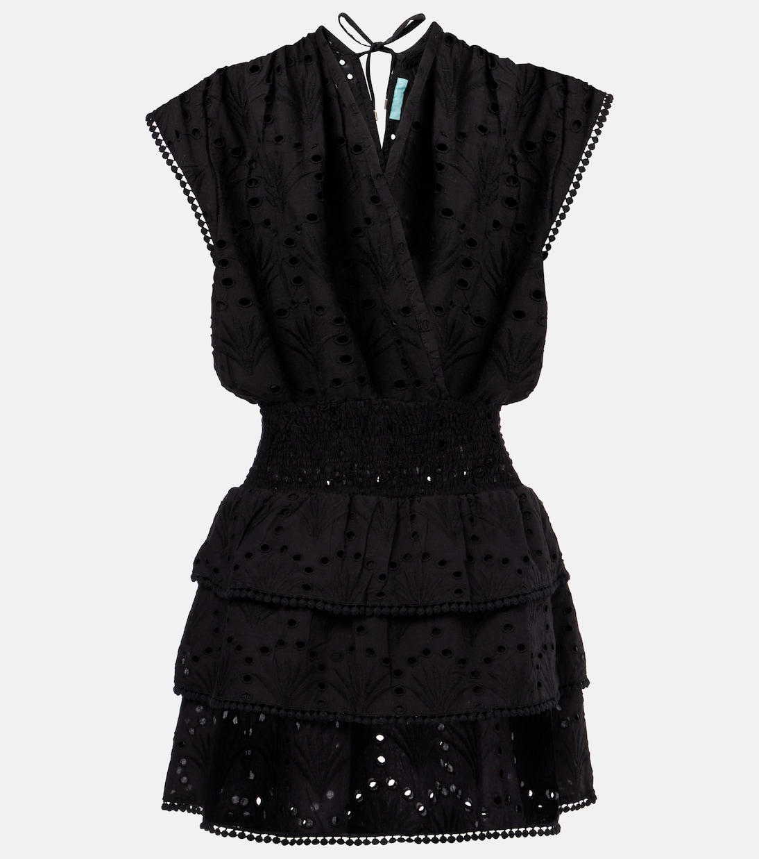 Джинсовое плиссированное мини-платье из хлопка Melissa Odabash, черный
Джинсовое плиссированное мини-платье из хлопка Melissa Odabash, черный