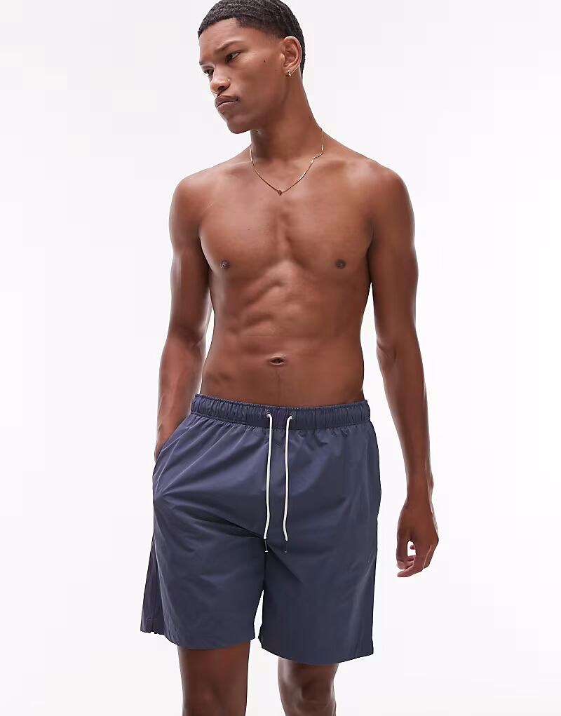 Шорты для плавания ARKET средней длины со шнурком, средне-синего цвета
Шорты для плавания ARKET средней длины со шнурком, средне-синего цвета