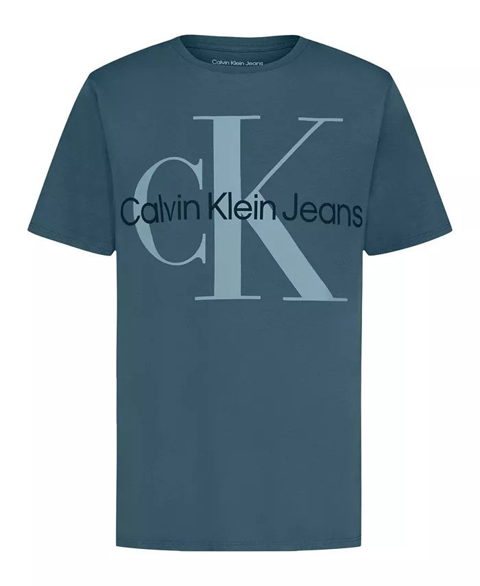 Футболка с коротким рукавом и логотипом-монограммой Big Boys Calvin Klein, синий
Футболка с коротким рукавом и логотипом-монограммой Big Boys Calvin Klein, синий