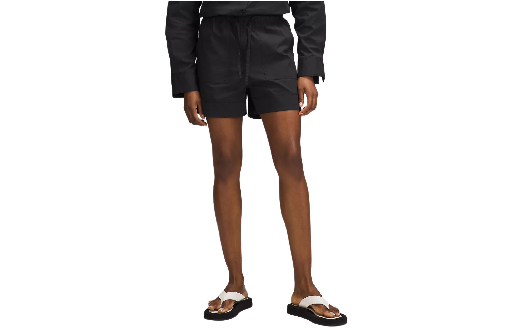 Хлопковая поплиновая шорты с высокой посадкой 4" Повседневные шорты Женские Lululemon, Taupetastic
Хлопковая поплиновая шорты с высокой посадкой 4" Повседневные шорты Женские Lululemon, Taupetastic