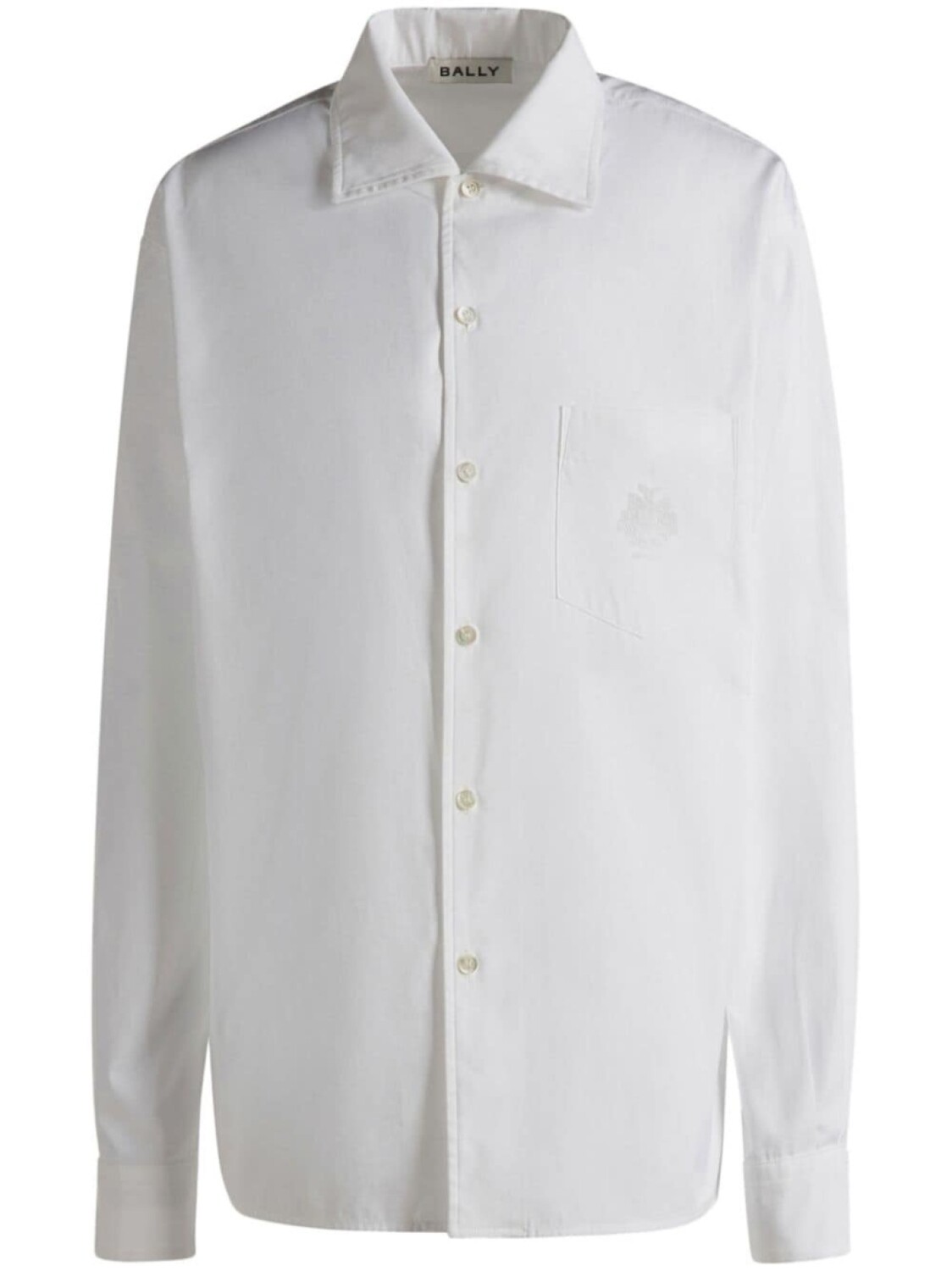 Bally рубашка с вышитым логотипом, белый
Bally рубашка с вышитым логотипом, белый