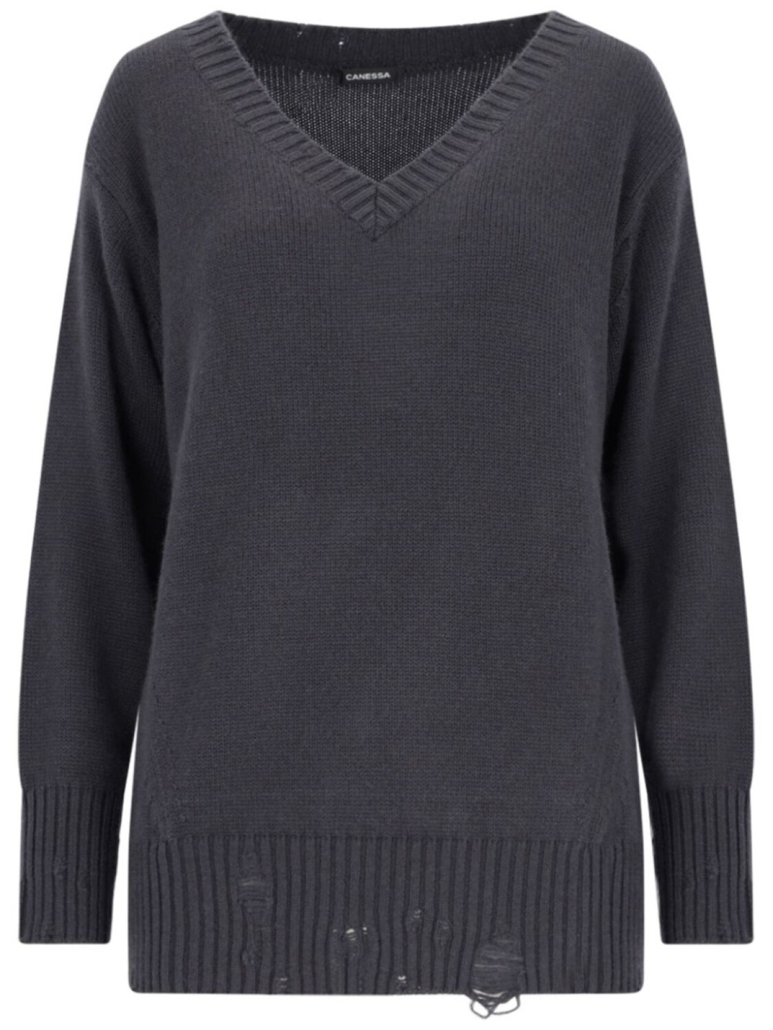 Потертый свитер Canessa, серый
Потертый свитер Canessa, серый