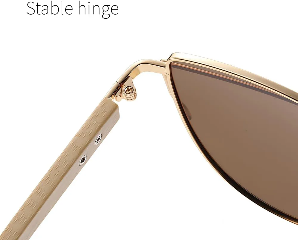 Поляризованные солнцезащитные очки «кошачий глаз» для женщин и мужчин, ретро-стиль, линзы с УФ-защитным покрытием UV400, винтажные модные очки MAZNVISO, Brown
Поляризованные солнцезащитные очки «кошачий глаз» для женщин и мужчин, ретро-стиль, линзы с УФ-защитным покрытием UV400, винтажные модные очки MAZNVISO, Brown