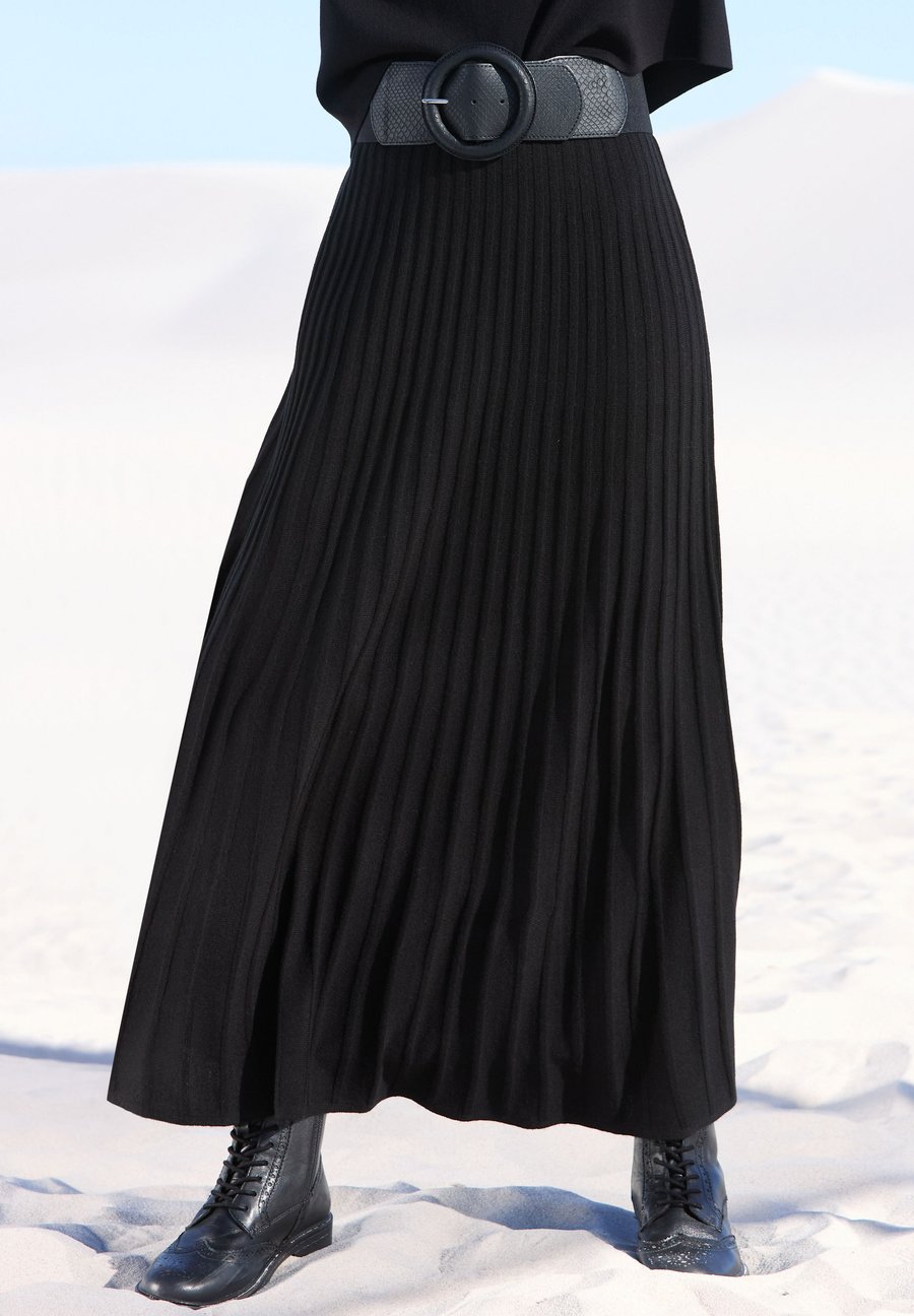 Юбка LASCANA Pleated skirt, Schwarz/Black
Юбка LASCANA Pleated skirt, Schwarz/Black