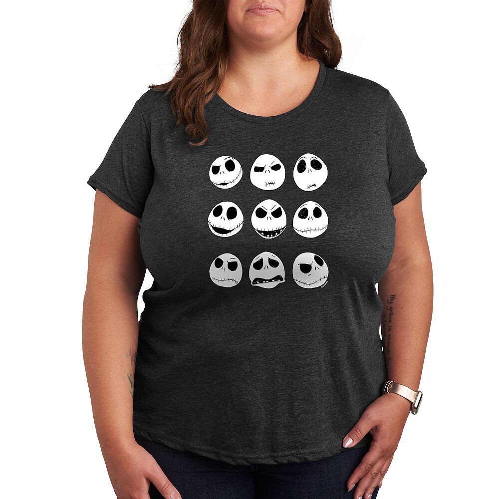 Футболка Disney's Nightmare Before Christmas Plus с графическим рисунком Jack Faces, цвет Charcoal Gray
Футболка Disney's Nightmare Before Christmas Plus с графическим рисунком Jack Faces, цвет Charcoal Gray