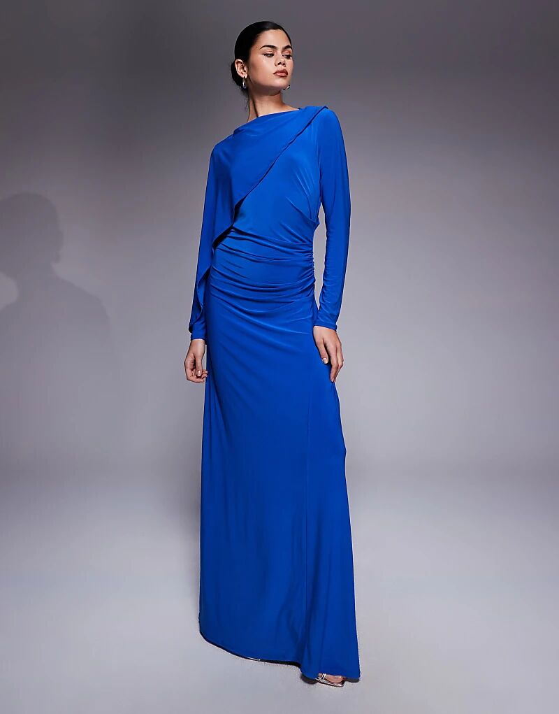 Платье макси Daska с облегающей накидкой кобальтово-синего цвета
Платье макси Daska с облегающей накидкой кобальтово-синего цвета