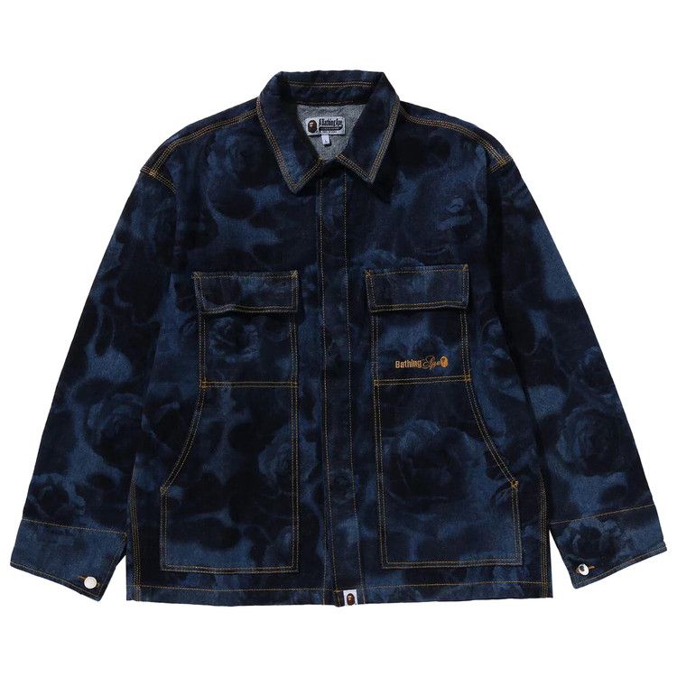 Куртка BAPE Floral Camo Jacquard 13Oz Denim Work Jacket, Navy
Куртка BAPE Floral Camo Jacquard 13Oz Denim Work Jacket, Navy
