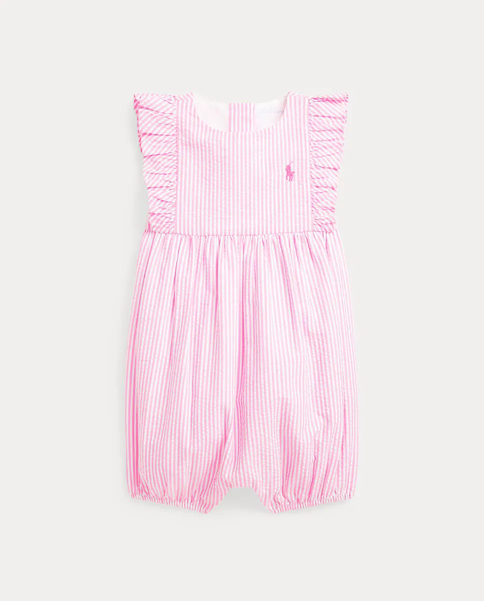 Хлопковый комбинезон для девочки с отделкой оборками Polo Ralph Lauren, цвет Rosa
Хлопковый комбинезон для девочки с отделкой оборками Polo Ralph Lauren, цвет Rosa