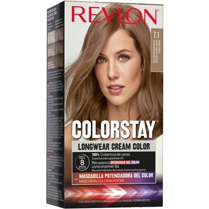Крем-краска Revlon Colorstay Longwear #7.1 Пепельный блондин 4 шт.
Крем-краска Revlon Colorstay Longwear #7.1 Пепельный блондин 4 шт.
