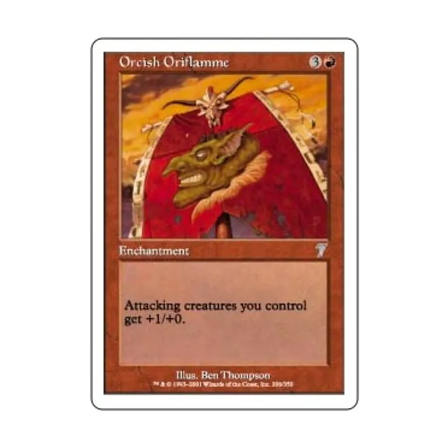 CCG Орочья Орифламма (U), MTG - 7th Edition
CCG Орочья Орифламма (U), MTG - 7th Edition