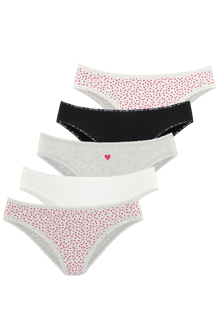 Трусики LASCANA, Mottled Grey/Black/White
Трусики LASCANA, Mottled Grey/Black/White