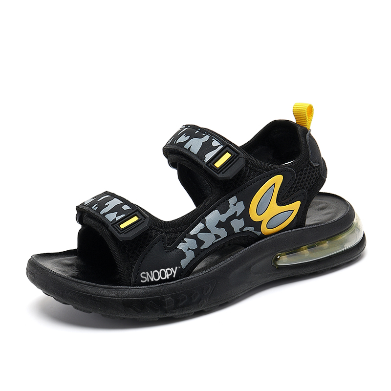 Детские сандалии с низким верхом, устойчивые к истиранию и отскоку, дышащие SNOOPY, черный/желтый
Детские сандалии с низким верхом, устойчивые к истиранию и отскоку, дышащие SNOOPY, черный/желтый