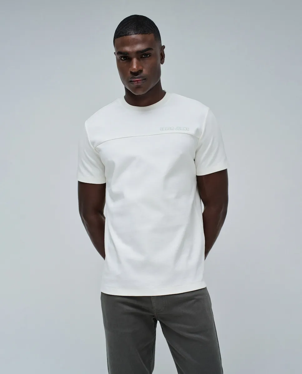 Мужская футболка с логотипом Salsa Jeans, светло-бежевый
Мужская футболка с логотипом Salsa Jeans, светло-бежевый