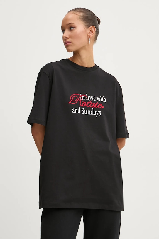 Хлопковая футболка Rotate, черный
Хлопковая футболка Rotate, черный