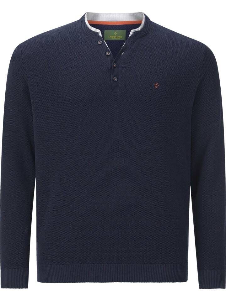 Пуловер Charles Colby, темно-синий 
Пуловер Charles Colby, темно-синий
