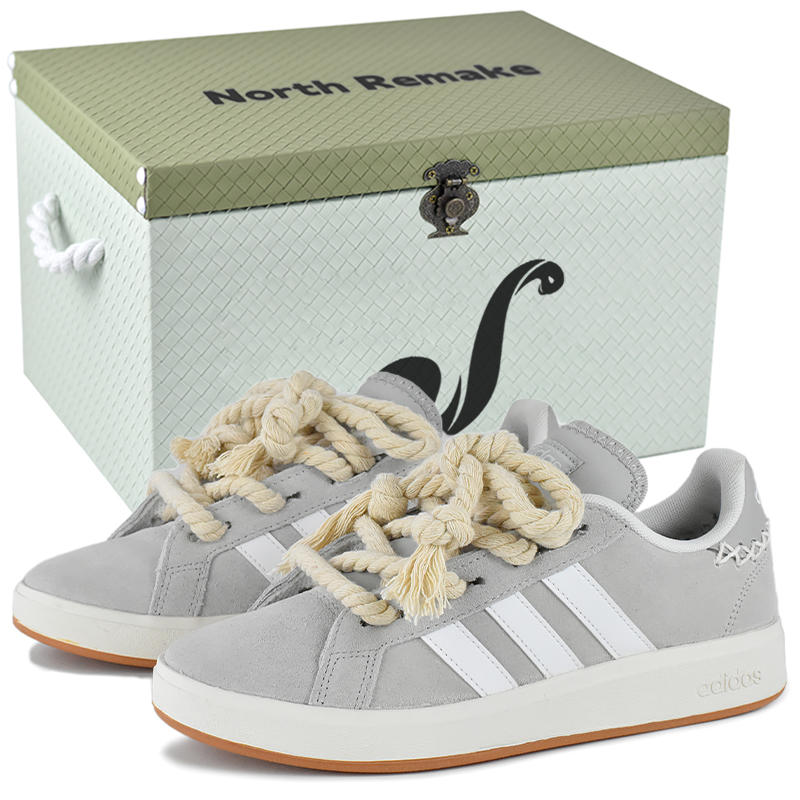 Adidas Гранд Корт Бейс 00s Серые Винтажные Пыльные Низкие Скейтборд Кроссовки Унисекс Серый Белый - Серый Буд Высокого Класса Подарочная Коробка 5, цвет Gray Bud-High-End Gift Box 5
Adidas Гранд Корт Бейс 00s Серые Винтажные Пыльные Низкие Скейтборд Кроссовки Унисекс Серый Белый - Серый Буд Высокого Класса Подарочная Коробка 5, цвет Gray Bud-High-End Gift Box 5