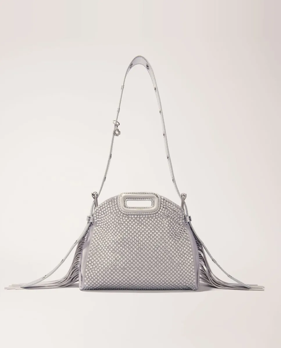 Женская сумочка Miss M Mini металлик со стразами Maje, серебряный
Женская сумочка Miss M Mini металлик со стразами Maje, серебряный