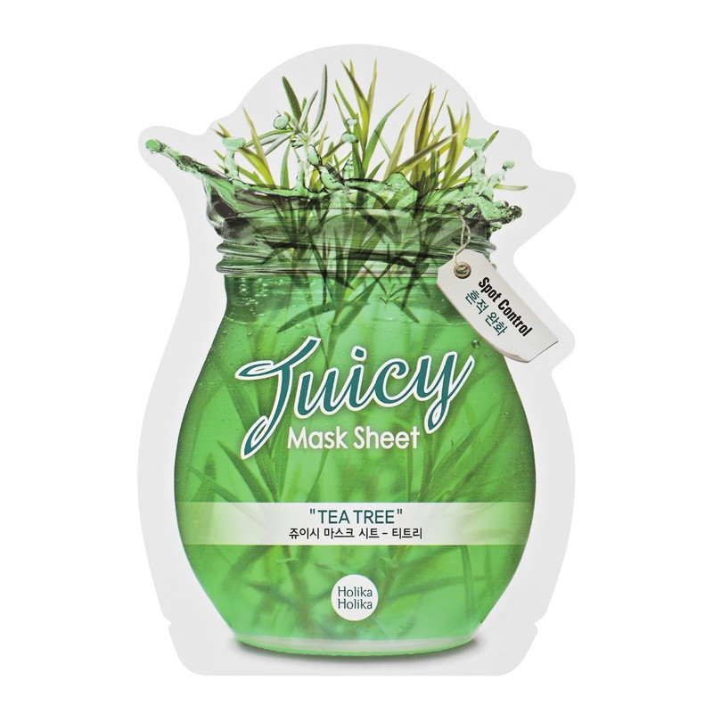 Тканевая маска с экстрактом чайного дерева tea tree juicy mask sheet Holika Holika, количество 1 шт.
Тканевая маска с экстрактом чайного дерева tea tree juicy mask sheet Holika Holika, количество 1 шт.