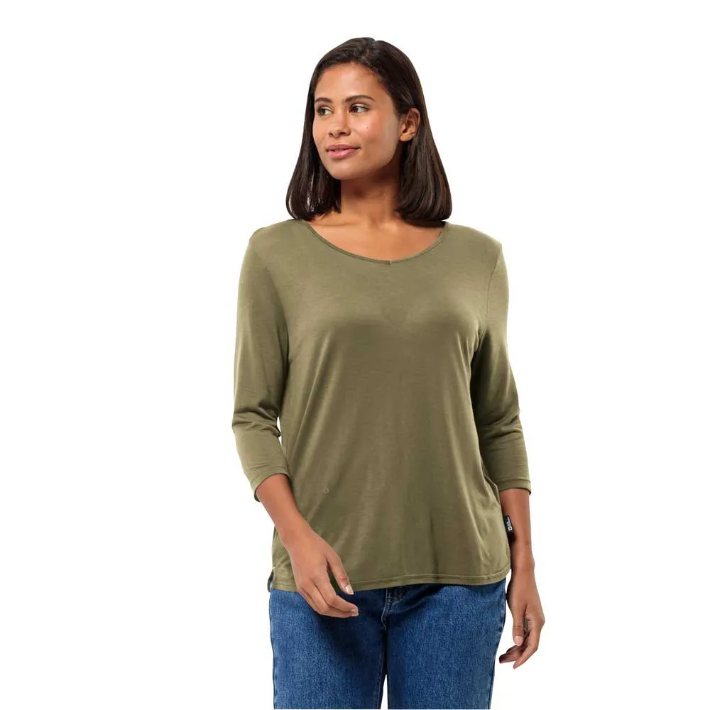 Футболка Jack Wolfskin Mola 3/4 sleeve, зеленый
Футболка Jack Wolfskin Mola 3/4 sleeve, зеленый