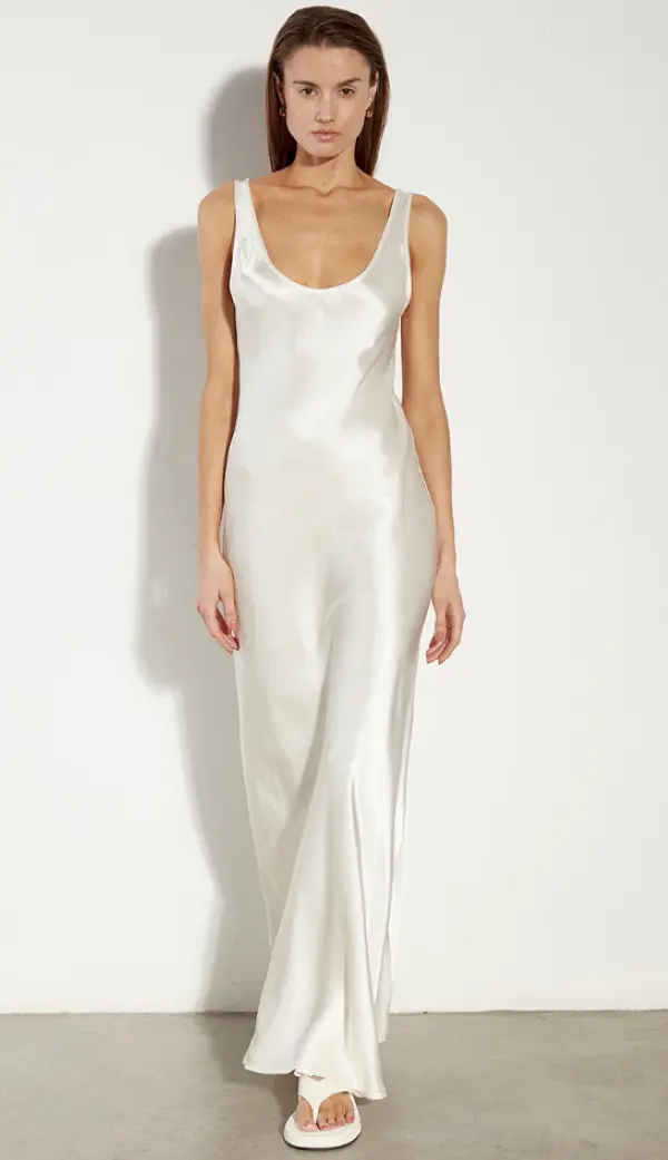 Энза Коста Атласное Танковое платье Размер XS Enza Costa, белый
Энза Коста Атласное Танковое платье Размер XS Enza Costa, белый