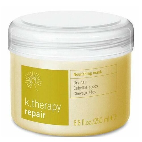 Увлажняющая маска для волос 250мл K. Therapy Repair Nourishing Mask, Lakme
Увлажняющая маска для волос 250мл K. Therapy Repair Nourishing Mask, Lakme