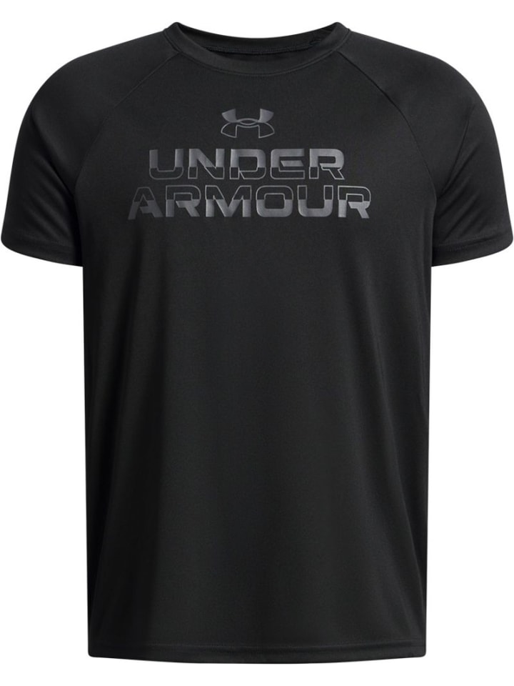 Спортивная футболка Split Wordmark T-Shirt (Tech) черного цвета Under Armour
Спортивная футболка Split Wordmark T-Shirt (Tech) черного цвета Under Armour