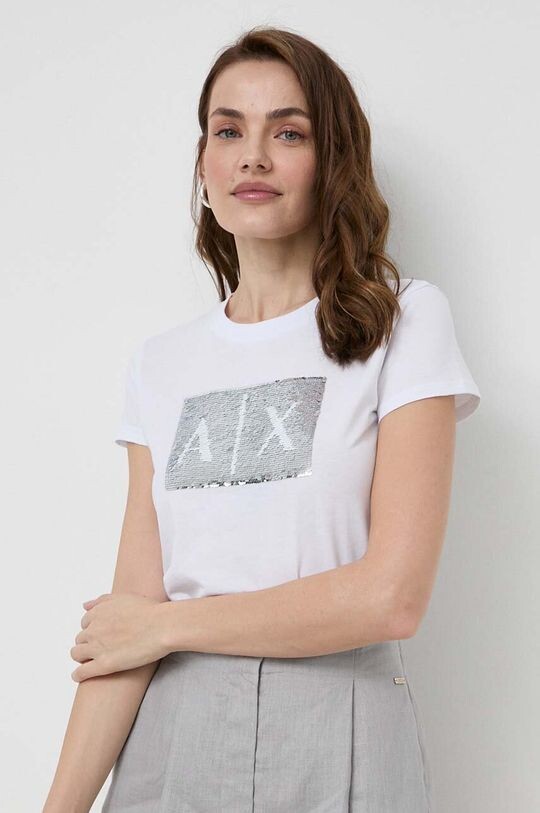 Хлопковая футболка Armani Exchange, белый
Хлопковая футболка Armani Exchange, белый