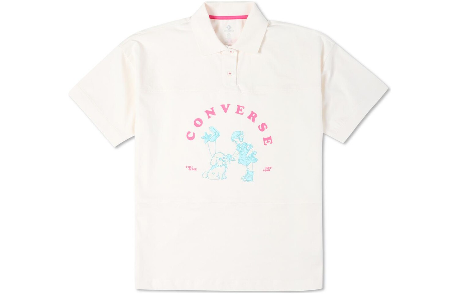 NOSTALGIAOVER Рубашка поло женская белая Converse
NOSTALGIAOVER Рубашка поло женская белая Converse