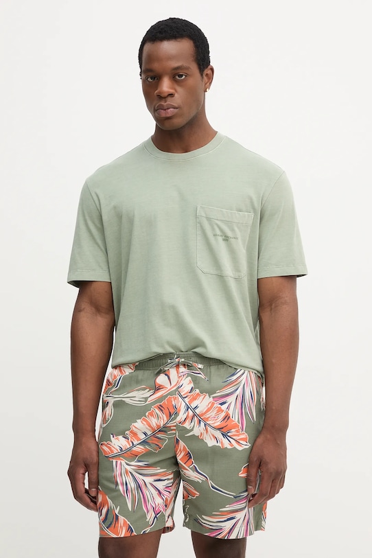 Хлопковая футболка Armani Exchange, зеленый
Хлопковая футболка Armani Exchange, зеленый