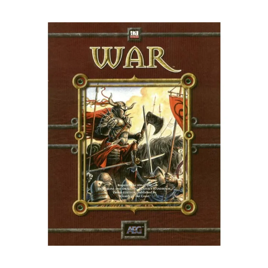 War, d20 Sourcebooks (AEG), мягкая обложка
War, d20 Sourcebooks (AEG), мягкая обложка