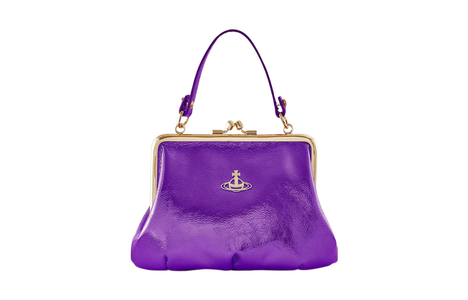 Сумка через плечо Vivienne Westwood Granny Frame из полиэстера с кошельком, фиолетовая
Сумка через плечо Vivienne Westwood Granny Frame из полиэстера с кошельком, фиолетовая