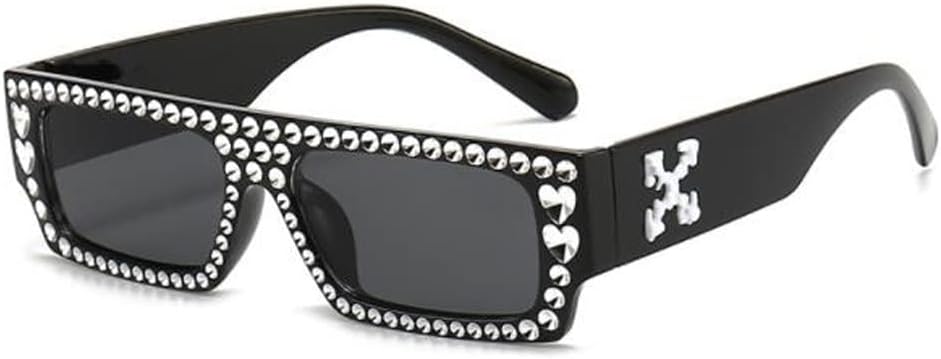 Солнцезащитные очки PUB маленького квадратного прямоугольного размера с имитацией бриллиантов и широкими дужками, солнцезащитные очки для мужчин и женщин, Black Frame Grey Flakes
Солнцезащитные очки PUB маленького квадратного прямоугольного размера с имитацией бриллиантов и широкими дужками, солнцезащитные очки для мужчин и женщин, Black Frame Grey Flakes